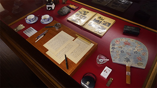 The interior view of the Park Kyong-Ni Literary Museum and items used by the writer during her lifetime